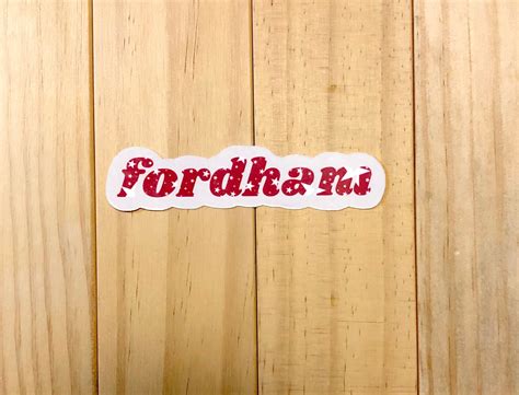 Fordham University Sticker Pack Custom Waterproof Sticker - Etsy