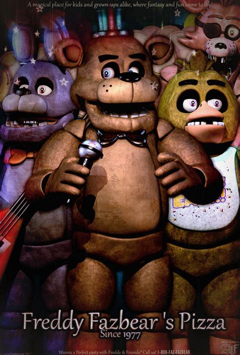 Freddy Fazbear's Pizza - Old Pizzeria Poster by GamesProduction on DeviantArt