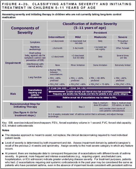 Asthma Classification and Management For Children Age 5 To 11 | Asthma Initiative of Michigan (AIM)