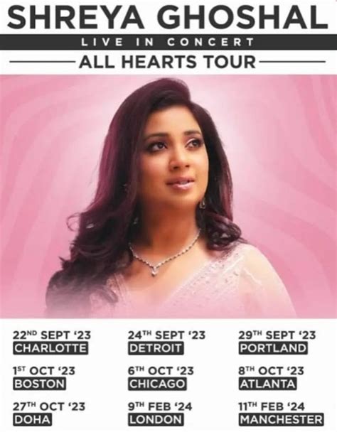 Shreya Ghoshal Live Concert 2023-24