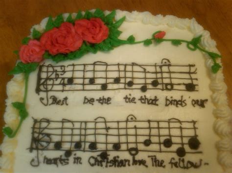 Blest Be The Tie That Binds, Sheet Music Cake - CakeCentral.com