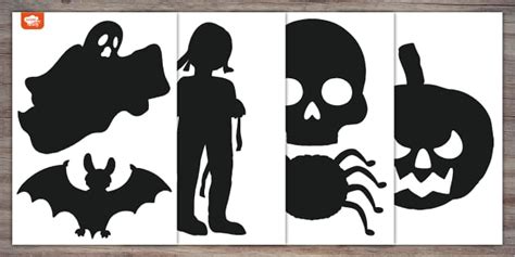 Printable Halloween Window Silhouettes | Twinkl Party