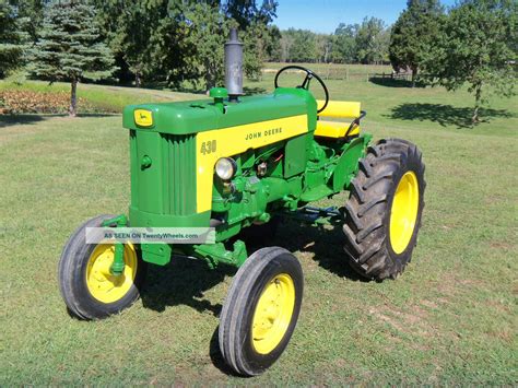 John Deere 430 Tractor - Restored