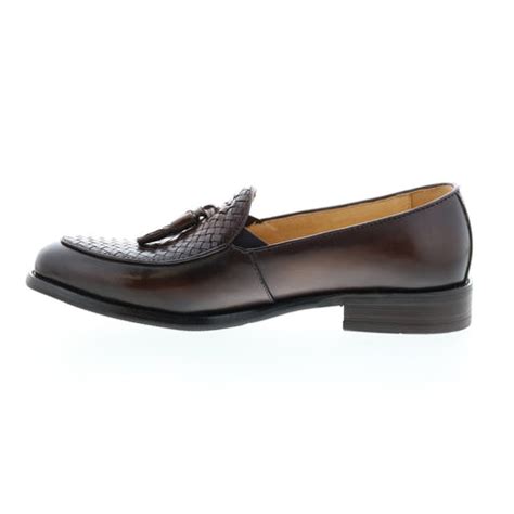 Carrucci Woven Tassel Loafer KS708-05 Mens Brown Loafers Casual Shoes ...