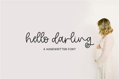 Hello Darling Script | Beck McCormick, Font Designer Handlettered Fonts