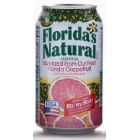 Florida's Natural Ruby Red Grapefruit Juice, 11.5 oz Each, 24 Total