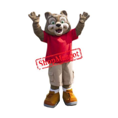 Superb Wiley the Wolf Mascot Costume