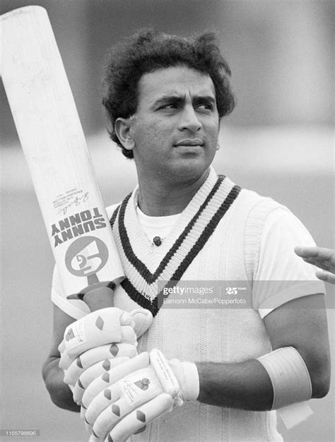 News Photo : Indian cricketer Sunil Gavaskar before the start ...