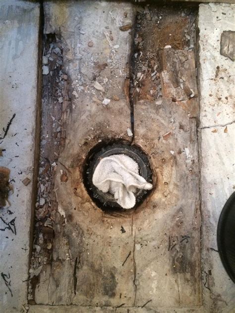 bathroom - How to patch wood subfloor surrounded by gypsum/gypcrete ...