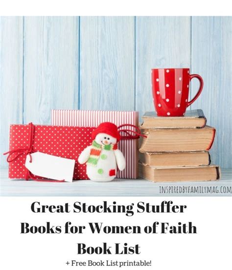 Great Stocking Stuffer Books for Women of Faith Book List | Stocking stuffers, Stuffer, Women of ...