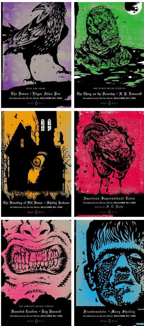 Gorgeous, ghoulish Penguin horror hardcovers, curated by Guillermo del Toro / Boing Boing