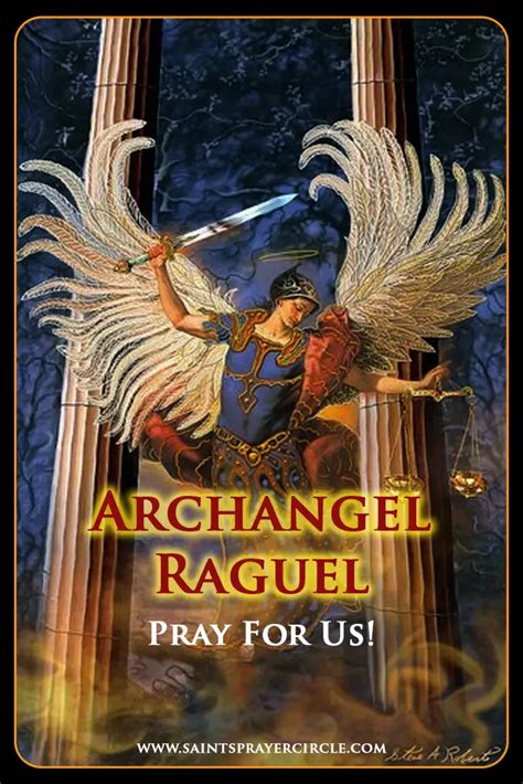 Archangel Raguel - Justice Of God Awaits - St. Benedict Prayer Wall of ...