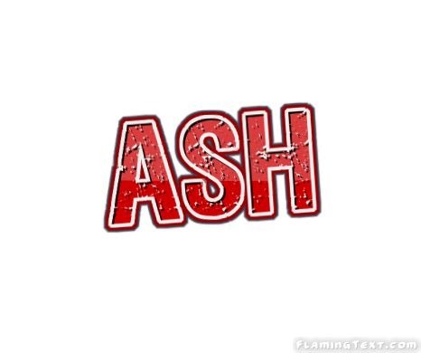 Ash Logo | Free Name Design Tool from Flaming Text