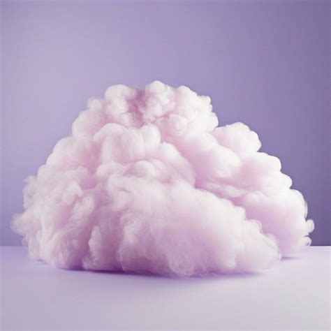 A cotton candy purple background with fluffy clouds 30699518 Stock ...