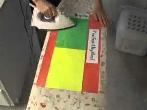 laminating a poster - YouTube