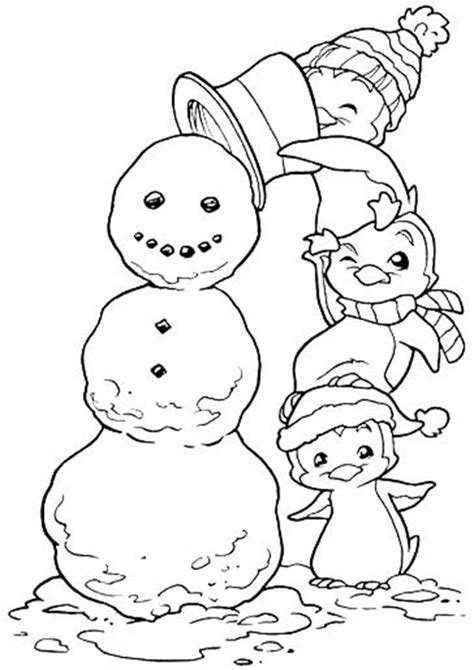 Free Printable Snowman Coloring Pages - Tulamama