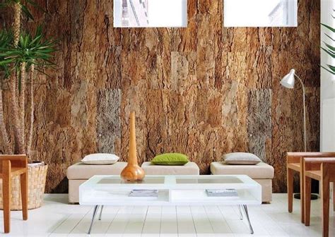 Cork Wallpaper Interior Finishing Advice & Photos - Small Design Ideas