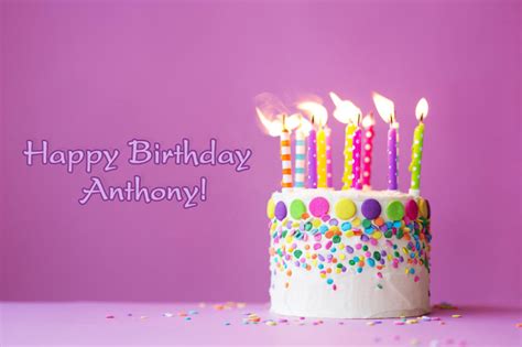 Happy Birthday Anthony pictures congratulations.