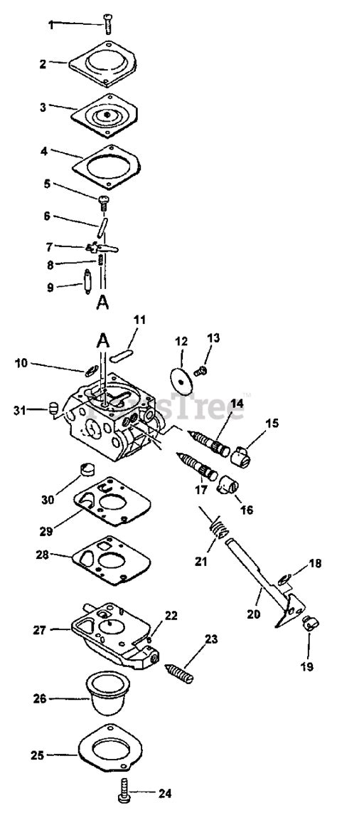 Echo PP-800 - Echo Pole Saw (Type 1) Carburetor Parts Lookup with Diagrams | PartsTree