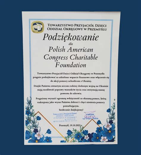 Awards + Recognition — Polish American Congress Charitable Foundation