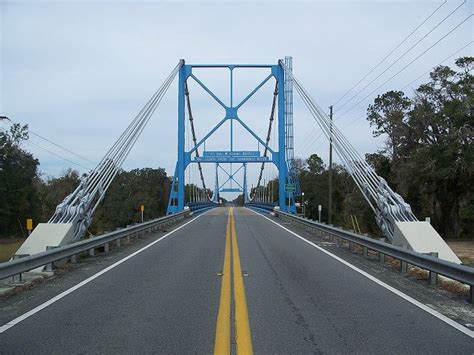 File:Luraville FL Hal Adams bridge north03.jpg | Bridge, Bay bridge, River