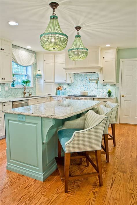 Turquoise Backsplash Ideas (House of Turquoise) | Coastal kitchen design, Interior design ...