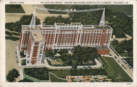 Aerial View - Atlanta Biltmore Georgia Postcard