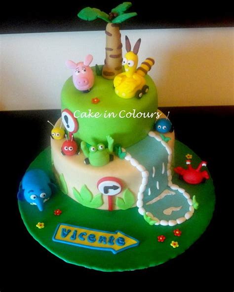 Jungle Junction Wheels Cake - Cake by cakeincolours - CakesDecor