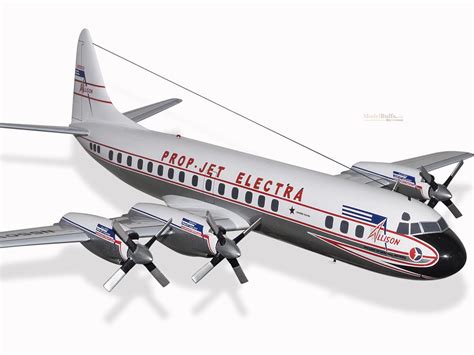 Lockheed Electra L-188 Prop Jet Allison Private & Civilian $194.50 Modelbuffs Custom Made ...