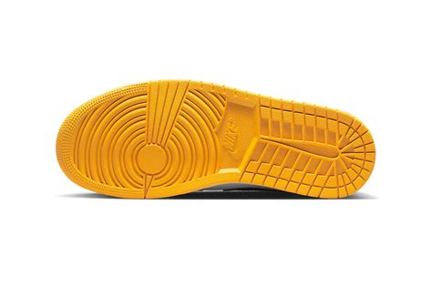 Air Jordan 1 Mid "Flipped Yellow Toe" Official Look | Hypebeast