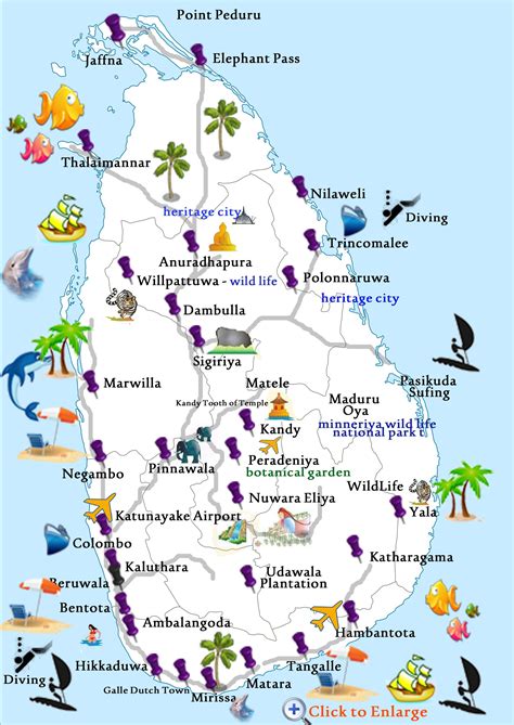 Map Of Sri Lanka Beaches - Google Map From My Location