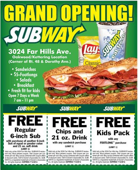 2024 Subway Coupons - Marty Shaylyn