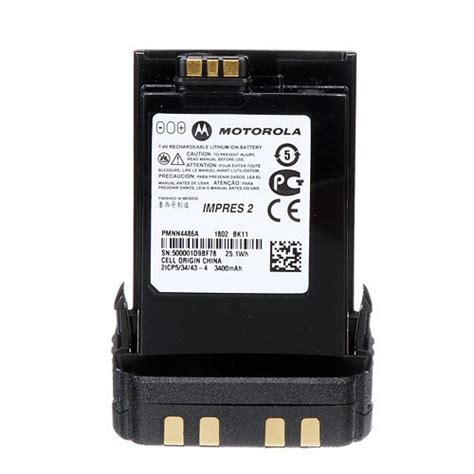 Motorola IMPRES 2 APX Battery 3400mAh IP67 PMNN4486A | BTW Communications