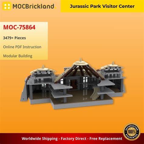 The Jurassic Park Visitor Center MOC-75864 Modular Building Designed By ...