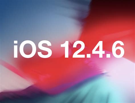 iOS 12.4.6 Update Available for Older iPhone & iPad Models