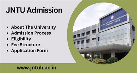 JNTU Hyderabad Admission 2024-25 | UG & PG Courses, Important Dates