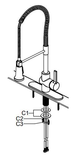 Kraus KPF-1690 Britt Single Handle Commercial Kitchen Faucet ...