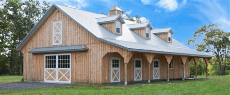 Custom Horse Barns for Sale - Prefab Modular Horse Barn Kits in PA