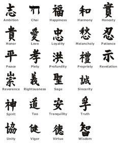 10 Chinese symbols & meaning ideas | chinese symbols, chinese tattoo, chinese symbol tattoos