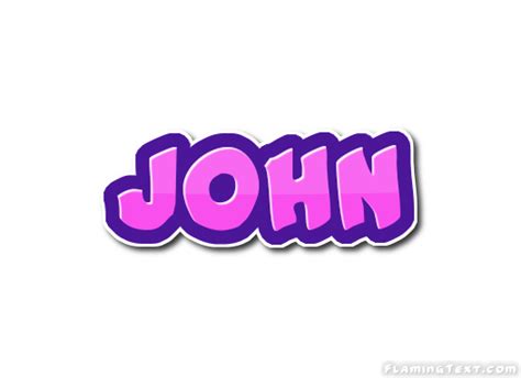 john Logo | Free Logo Design Tool from Flaming Text