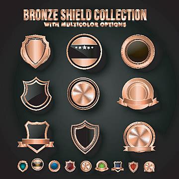 Bronze Shield PNG Transparent Images Free Download | Vector Files | Pngtree