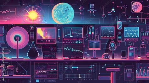 Educational infographic illustrating gamma ray electromagnetic spectrum ...