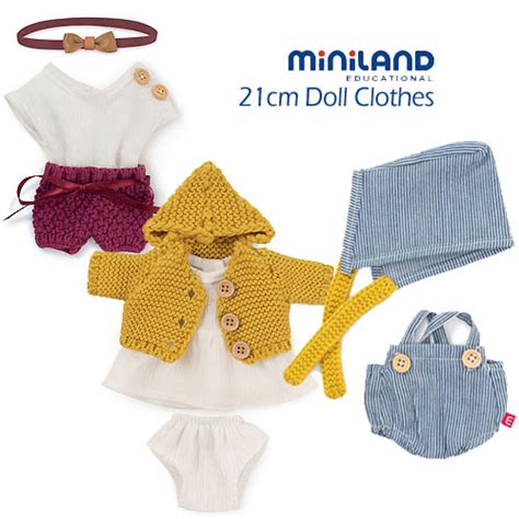 Miniland Baby Dolls (21cm) Clothes Set Selection