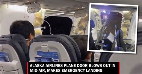 Alaska Airlines plane door blows out in mid-air, makes emergency ...