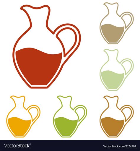 Amphora sign Royalty Free Vector Image - VectorStock