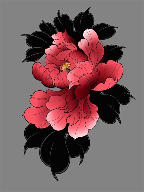 Япония пион тату | Japanese flower tattoo, Japanese tattoo art, Flower tattoo sleeve