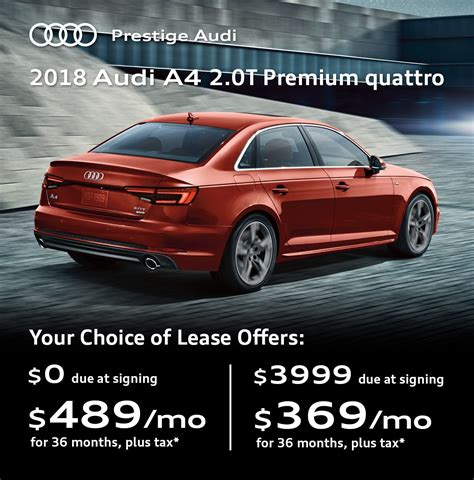 Audi Specials - Lease Deals & Offers at Prestige Audi Near Denver Co