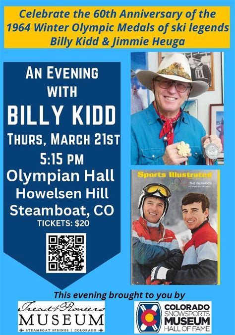 An Evening with Billy Kidd | Howelsen Hill, Steamboat Springs, CO | March 21, 2024