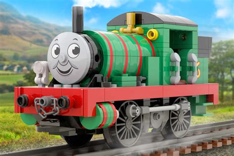 My custom LEGO Percy the Small Engine! (IDEAS) : r/thomasthetankengine