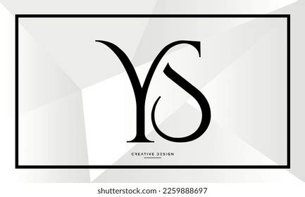 Alphabet Letters Logo Icon Ys Sy Stock Vector (Royalty Free) 2259888697 ...